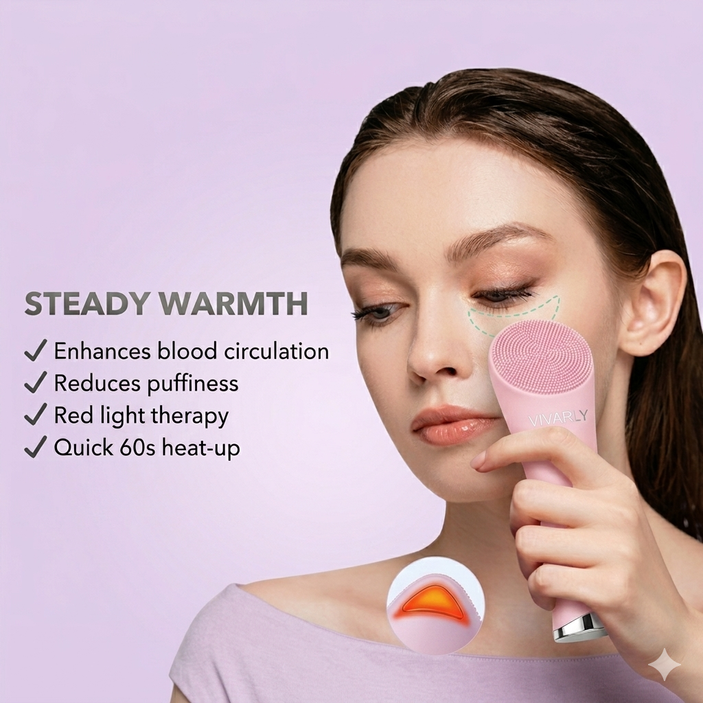 Vivarly™ Electric Silicone Face Cleansing Brush 2.0