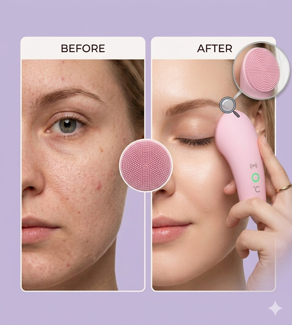 Vivarly™ Electric Silicone Face Cleansing Brush 2.0